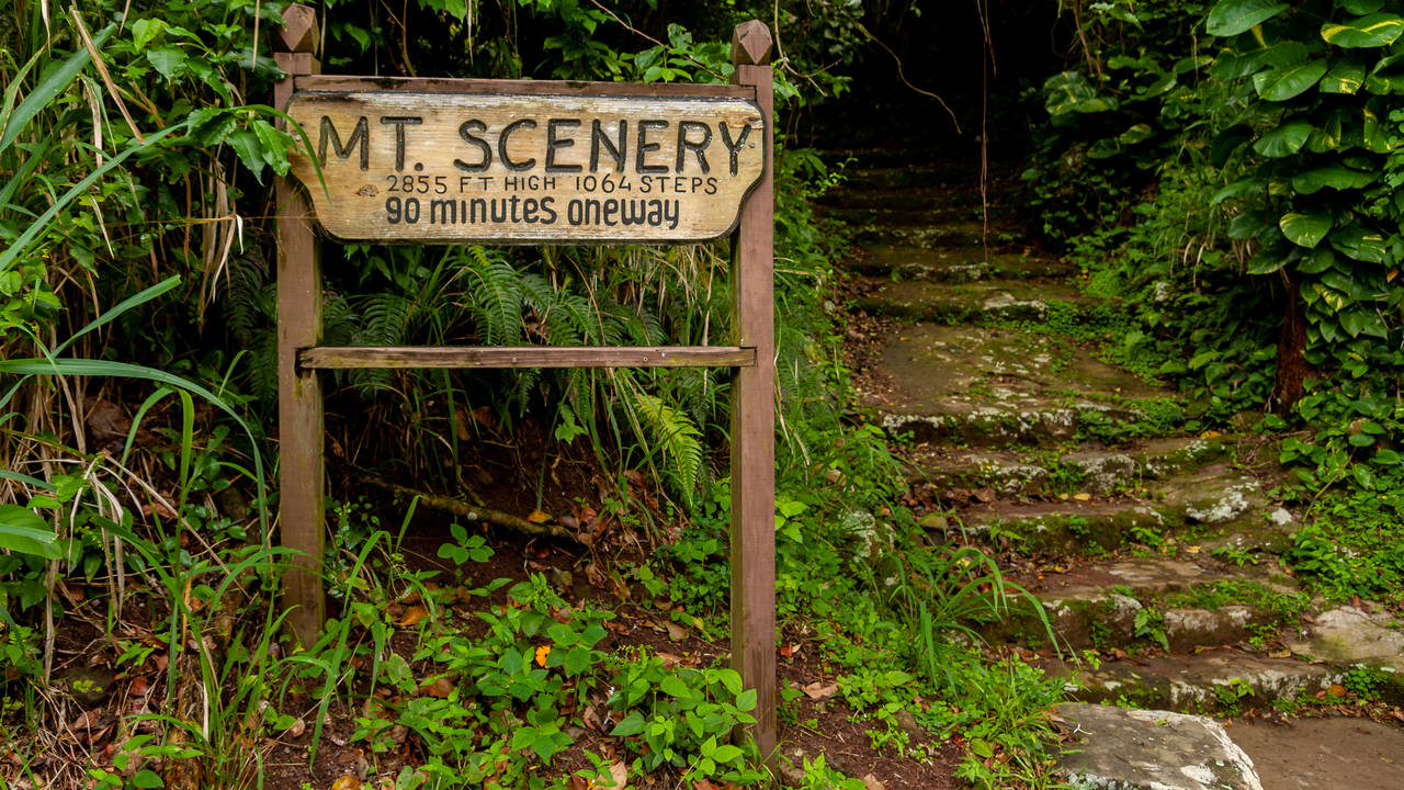 Mt Scenery Saba